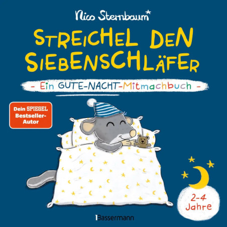 arsEdition Mitmachbuch Siebenschläfer – Geschichten, Rätsel & Basteln ab 2 Jahre