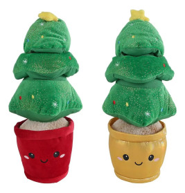 Weihnachtlicher Tannenbaum Plüsch, 2-fach sortiert