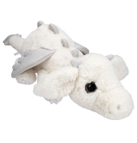 SNUKIS Plüschdrache weiß 65 cm