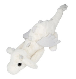 SNUKIS Plüschdrache weiß 65 cm