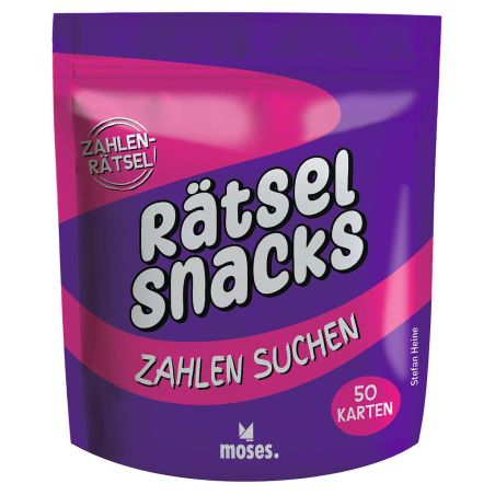 moses. Zahlen suchen Rätsel Snacks – Logisches Zahlensuchrätsel für Denkpausen