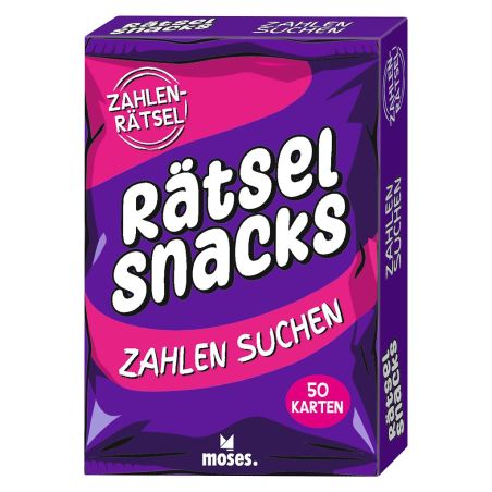 moses. Zahlen suchen Rätsel Snacks – Logisches Zahlensuchrätsel für Denkpausen