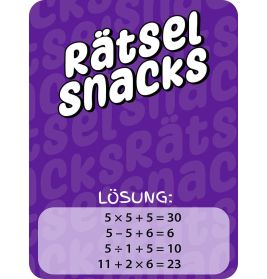 moses. Zahlen suchen Rätsel Snacks – Logisches Zahlensuchrätsel für Denkpausen