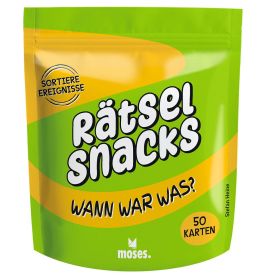 moses. Rätsel Snacks Wann war das ?? – Spannendes Wissensspiel zur Geschichte