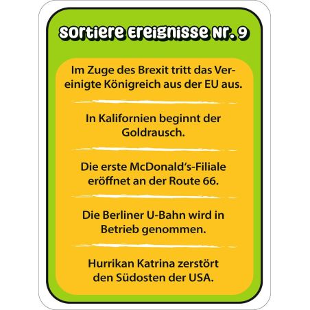 moses. Rätsel Snacks Wann war das ?? – Spannendes Wissensspiel zur Geschichte