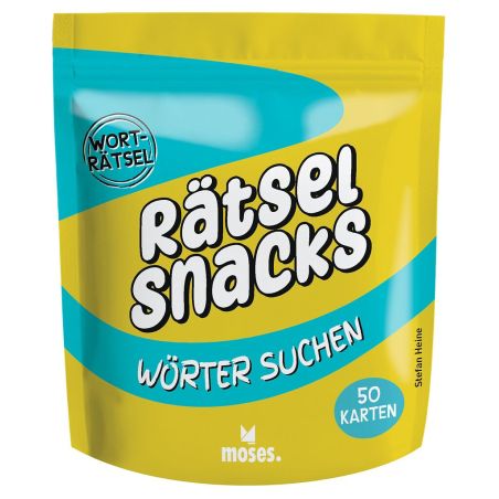 moses. Wörter suchen Rätselbuch | Knifflige Wortsuchrätsel für unterwegs & Denksport ab 8 Jahren