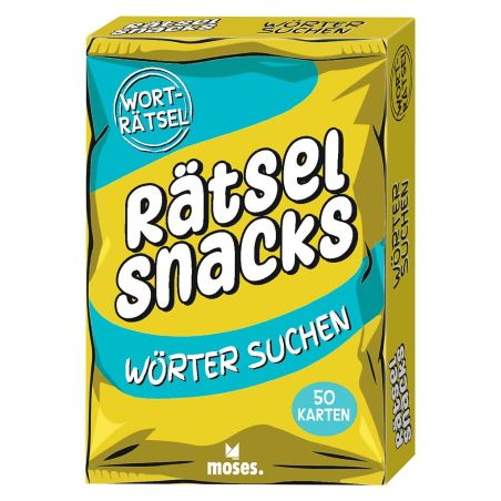 moses. Wörter suchen Rätselbuch | Knifflige Wortsuchrätsel für unterwegs & Denksport ab 8 Jahren