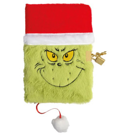 GRINCH FLUFFY NOTEBOOK