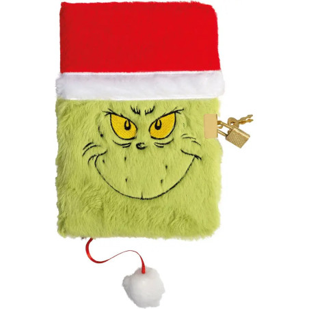 GRINCH FLUFFY NOTEBOOK