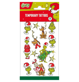 GRINCH TATTOO-SET