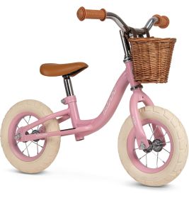 Huffy Vintage Laufrad 10 Zoll pink – Kinderfahrrad für Mädchen ab 2 Jahren (27294W)