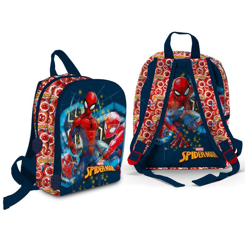Siva Spider-Man Rucksack (Rot) – Kinderrucksack für Kindergarten & Freizeit. Robust & Cool