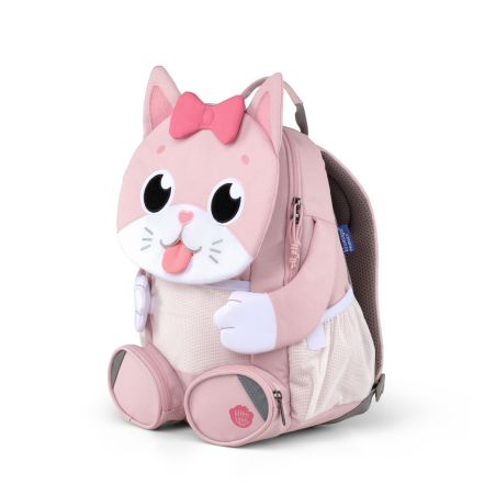 Fond of Affenzahn Rucksack Großer Freund Cuty Katze | Ergonomisch & Recycelt | Für Kita/Ausflug