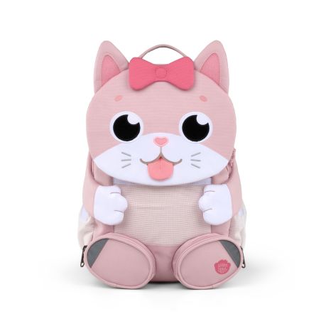 Fond of Affenzahn Rucksack Großer Freund Cuty Katze | Ergonomisch & Recycelt | Für Kita/Ausflug