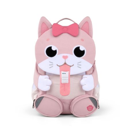 Fond of Affenzahn Rucksack Großer Freund Cuty Katze | Ergonomisch & Recycelt | Für Kita/Ausflug