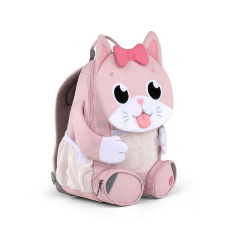 Fond of Affenzahn Rucksack Großer Freund Cuty Katze | Ergonomisch & Recycelt | Für Kita/Ausflug