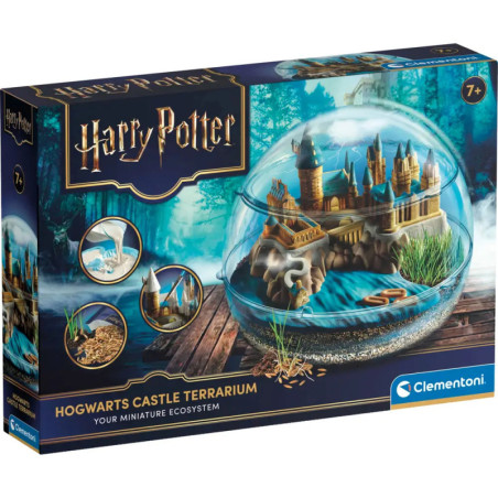 Clementoni® Harry Potter Hogwarts Schloss Terrarium | Experimentierset für magische Pflanzenwelt
