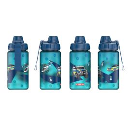 Step by Step Trinkflasche Police Blau 0,4L | Auslaufsicher & Robust | BPA-frei | Für Kinder