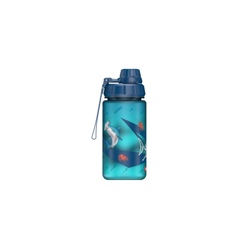 Step by Step® Trinkflasche Underwater Blau – 0,5 L, BPA-frei, dicht & spülmaschinenfest