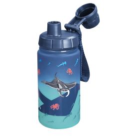 Step by Step® Trinkflasche Underwater Blau – 0,5 L, BPA-frei, dicht & spülmaschinenfest