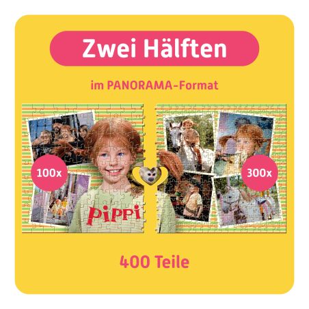 Teampuzzle Pippi Langstrumpf 400 Teile
