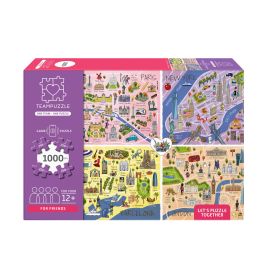 Teampuzzle Städte 1000 Teile