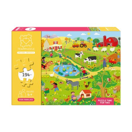 Teampuzzle Auf dem Bauernhof 194 Teile