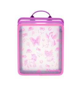 Faltbare Heftbox, Pink