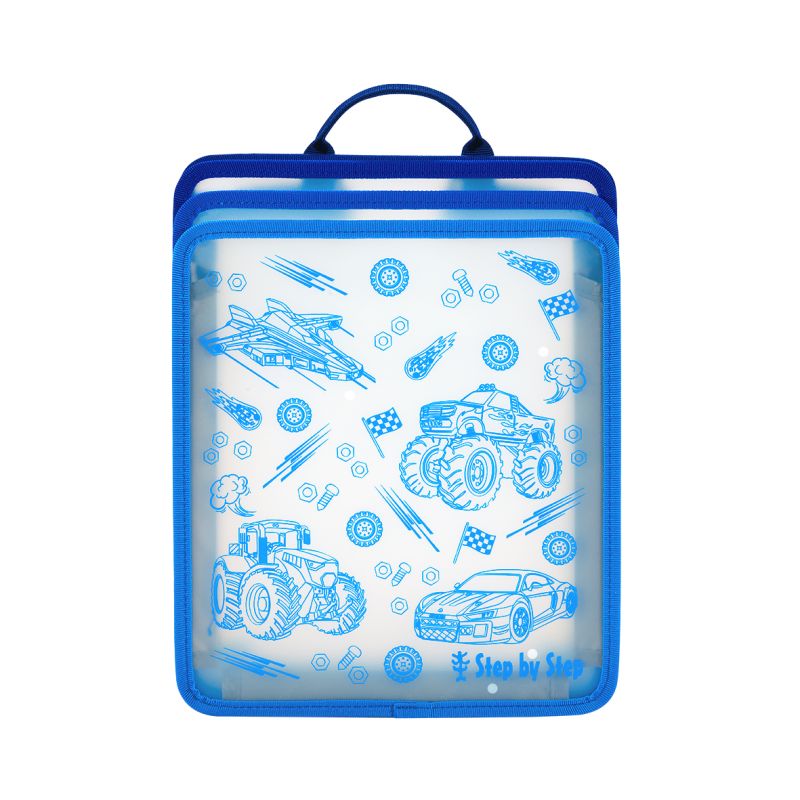 Faltbare Heftbox, Blau