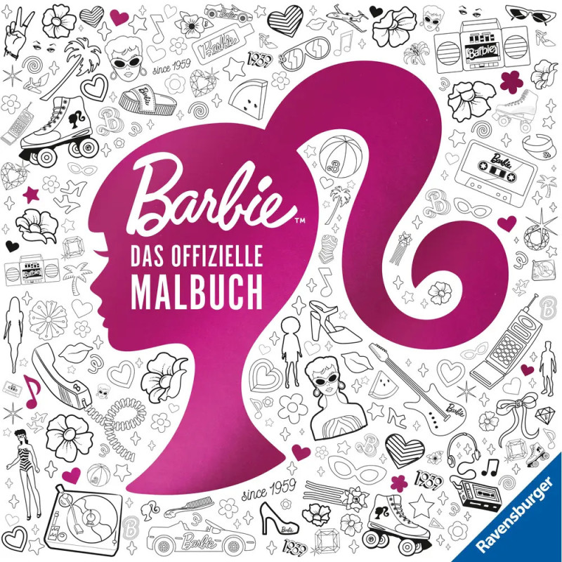 Ravensburger Barbie: Das offizielle Malbuch – Kreativer Malspaß für Barbie-Fans ab 4 Jahren
