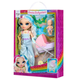 MGA Entertainment Rainbow High Jr High Bestie Babysitters Puppe – Amay mit Accessoires