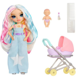 MGA Entertainment Rainbow High Jr High Bestie Babysitters Puppe – Amay mit Accessoires