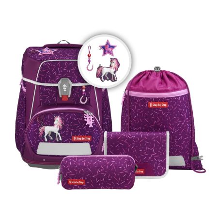 SPACE Schulranzen-Set Pretty Unicorn