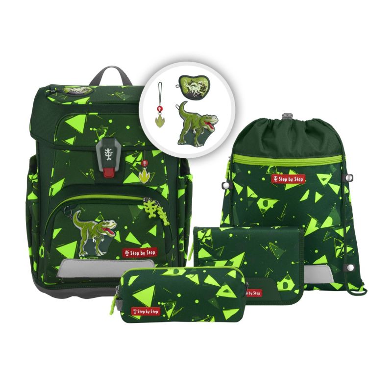 CLOUD SHINE Schulranzen-Set “ Dino T