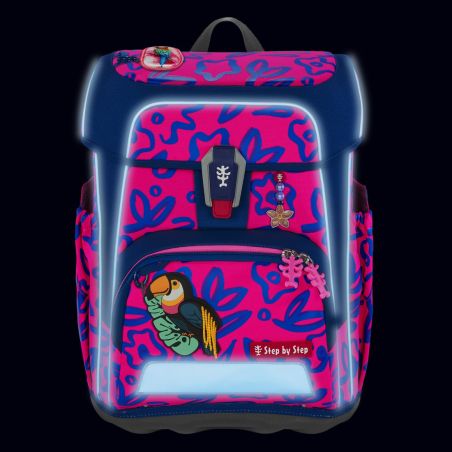 CLOUD NEON Schulranzen-Set Tropica