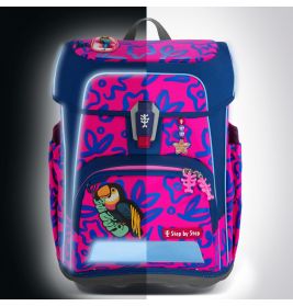 CLOUD NEON Schulranzen-Set Tropica