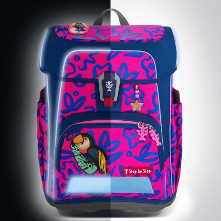 CLOUD NEON Schulranzen-Set Tropica