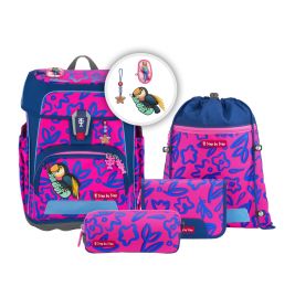 CLOUD NEON Schulranzen-Set Tropica