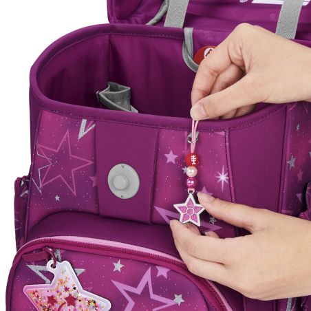 CLOUD GLITTER Schulranzen-Set Star
