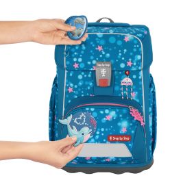 GIANT Schulranzen-Set “Dolphin Azur