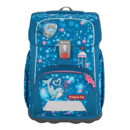 GIANT Schulranzen-Set “Dolphin Azur