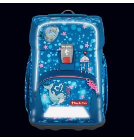 GIANT Schulranzen-Set “Dolphin Azur