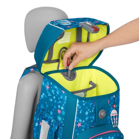 GIANT Schulranzen-Set “Dolphin Azur
