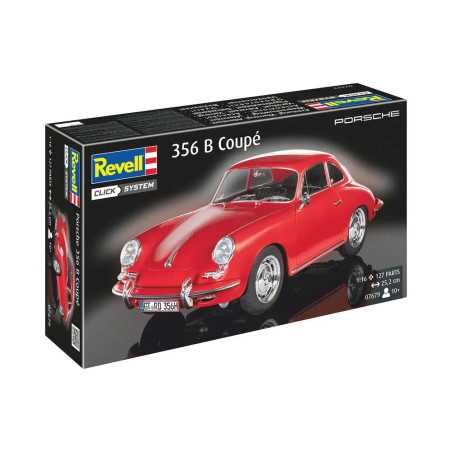 Porsche 356B Coupé -75 Years Plastic Modelbuilding, Revell Bausatz zum Zusammenstecken mehrfarbig