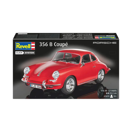 Porsche 356B Coupé -75 Years Plastic Modelbuilding, Revell Bausatz zum Zusammenstecken mehrfarbig