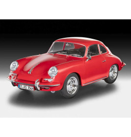 Porsche 356B Coupé -75 Years Plastic Modelbuilding, Revell Bausatz zum Zusammenstecken mehrfarbig