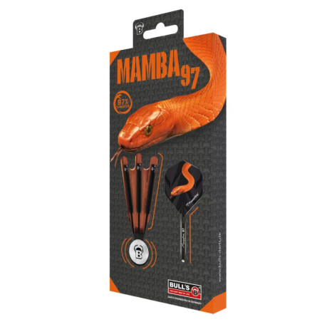BULL'S Darts Mamba 97 M2 Steel Dart 22g – Präzision & Kontrolle für Profis