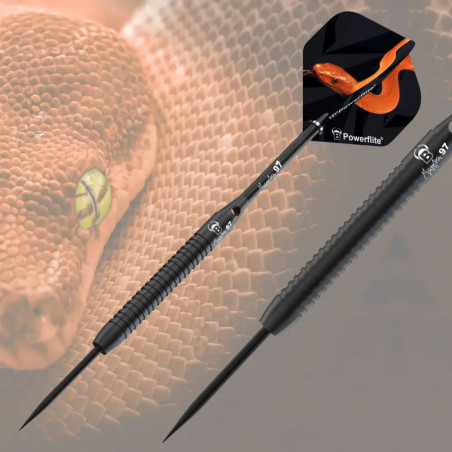 BULL'S Darts Mamba 97 M2 Steel Dart 24g – Höchstleistung für deinen Wurf
