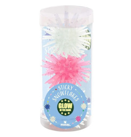 Nachtleuchtende Sticky Snowflakes