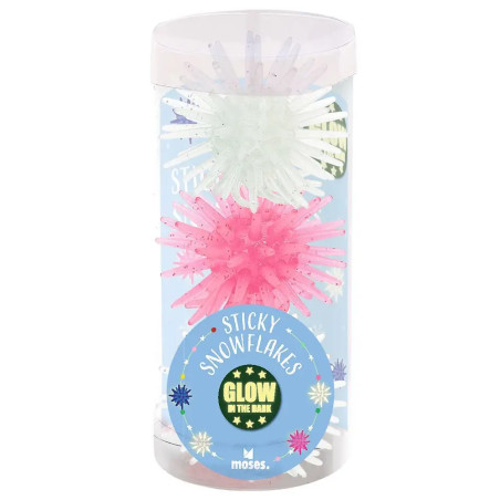 Nachtleuchtende Sticky Snowflakes